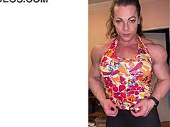 Muscleprincessivana's mature workout video: A mix of cardio and weights