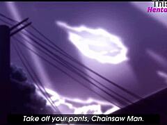 Get ready for some wild ride with Chainsaw Man in this uncensored hentai video