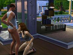 Emotional fantasy: Stranger enters our home to read the bible sims 4 parody